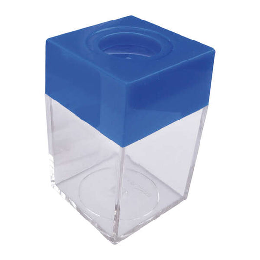 Dohe Portaclips en Plastico con Deposito Transparente - 42x42x70mm - Embocadura Imantada de Color Azul 1 pieza(s)