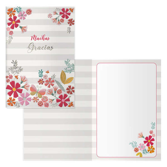 Dohe Pack de 6 Tarjetas de Felicitacion - 11.5x17cm - Impresion a Todo Color - Estampaciones con Pelicula de Color - Estampacion en Seco - Papel Offset Blanco de 300gr - Incluye Sobre de Color 1 pieza(s)