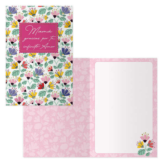 Dohe Pack de 6 Tarjetas de Felicitacion Dia de la Madre - 11.5x17cm - Impresas a Todo Color - Estampaciones con Pelicula de Color - Estampacion en Seco - Papel Offset Blanco de 300gr - Incluye Sobre de Color 1 pieza(s)