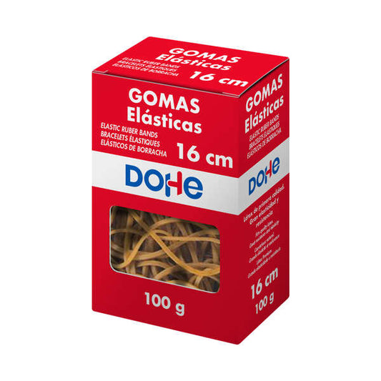 Dohe Goma de Borrar Resistente - Longitud 16mm - Fabricada en Latex de Gran Elasticidad - Caja de 100gr 1 pieza(s)