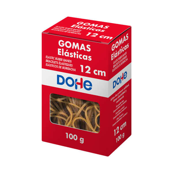 Dohe Gomas Elasticas - Longitud 12cm - Fabricadas en Latex de Gran Resistencia y Elasticidad 1 pieza(s)