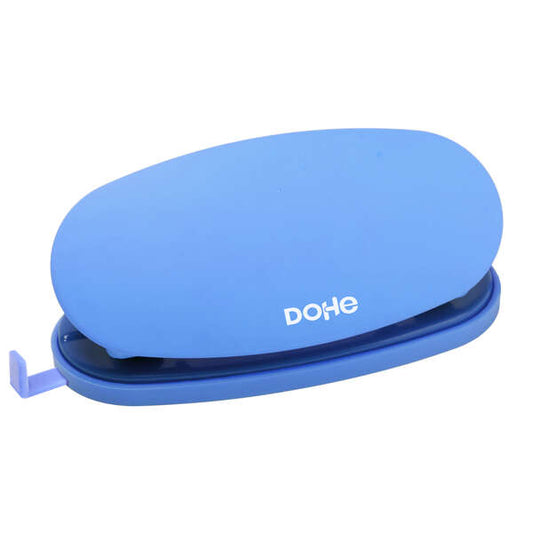 Dohe Soft Touch Taladro de Sobremesa - Taladra hasta 16 Hojas - Diseño Ergonomico - Color Azul Pastel 1 pieza(s)