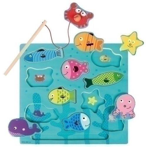 Goula - PUZZLE GOULA PESCA MAGNETICO 10 PIEZAS