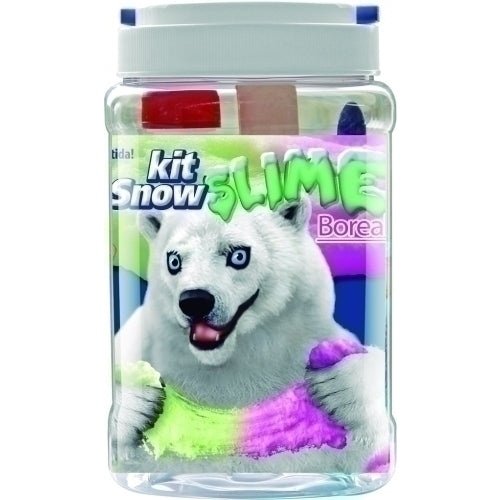 Playcolor - JUEGO INSTANT SLIME KIT SNOW SNOW BEAR - Pack de 3 unidades