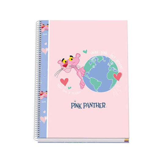 Dohe Cuaderno en Espiral de Tapa Dura A4 - 228x300mm - Cubierta en Carton Forrado con Papel Impreso a Todo Color y Plastificado Brillo - Interior de 100 Hojas en Papel Offset de 90gr Microperforadas 1 pieza(s)