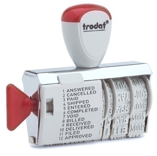 Trodat - FECHADOR MANUAL TRODAT 1117 4 mm FC 12TX