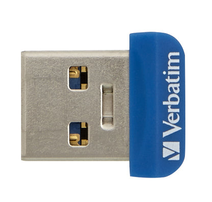 Verbatim - Store 'n' Stay NANO - Unidad USB 3.0 de 64 GB - Azul