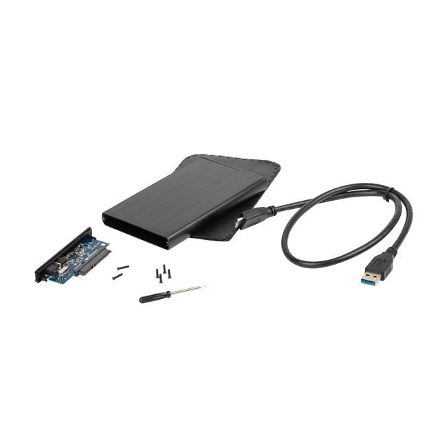 NATEC - Rhino Caja de disco duro (HDD) Negro 2.5"