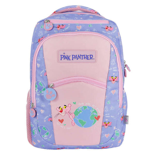 Dohe Mochila Grande Pink Panther - Fabricada en Poliester Resistente - Compartimento Principal con Bolsillo Acolchado - Bolsillos Delanteros y Laterales - Tirantes Reforzados y Ajustables 1 pieza(s)