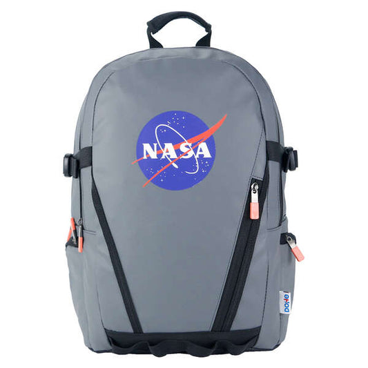 Dohe Mochila Grande de Nasa - Fabricada en Poliester Impermeable - Compartimento Acolchado para Portatil - Cintas Laterales de Refuerzo - Bolsillos Laterales con Cremallera 1 pieza(s)