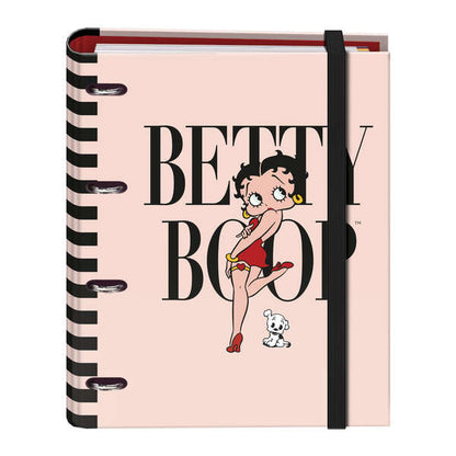 Dohe Betty Boop Pack de Mochila 3 Compartimentos Grande + Carpeta A4 Recambio + Portatodo Triple - Todo en un Maletin Perfecto para Regalo 1 pieza(s)