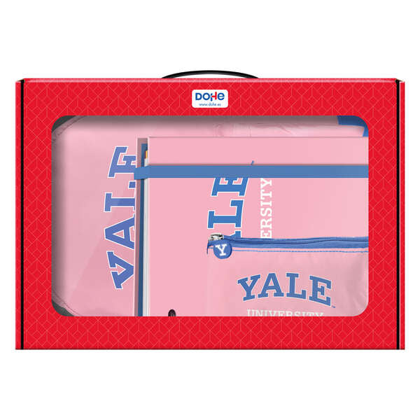 Dohe Yale Pack Mochila, Carpeta y Portatodo - Maletin Regalo 365x515x105mm - Carpeta A4 Recambio - Mochila 3 Compartimentos Grande - Portatodo Triple 1 pieza(s)