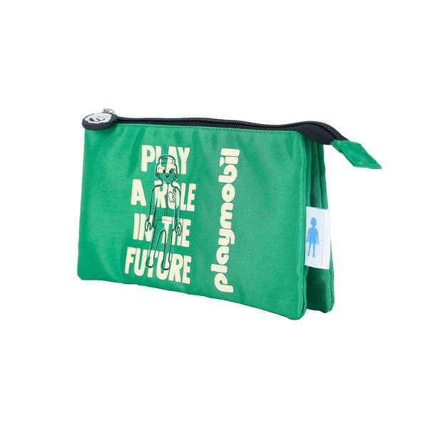 Dohe Playmobil Green Future Pack de Mochila Grande + Carpeta A4 Recambio + Portatodo Triple - Todo en un Maletin Perfecto para Regalo 1 pieza(s)