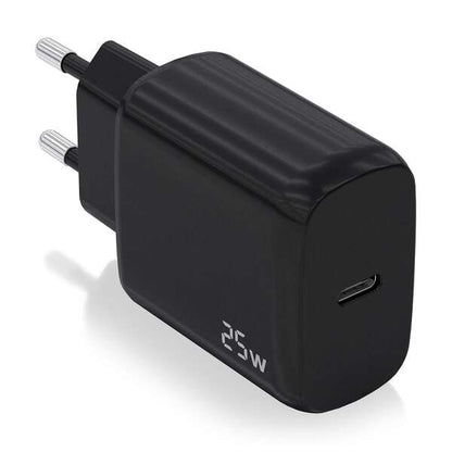 AISENS - Cargador USB-C PD3.0 1 Puerto 1xUSB-C 25W  Negro