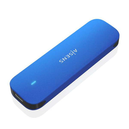 AISENS - ASM2-026BLU caja para disco duro externo Caja externa para unidad de estado sólido (SSD) Azul M.2