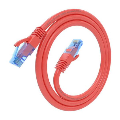 AISENS - Cable De Red Latiguillo RJ45 Cat.6 UTP AWG26 CCA  Rojo  0.5 m