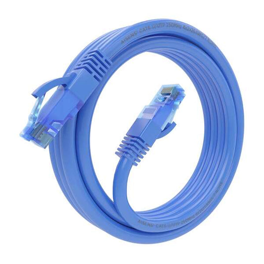 AISENS - Cable De Red Latiguillo RJ45 Cat.6 UTP AWG26 CCA  Azul  2.0 m