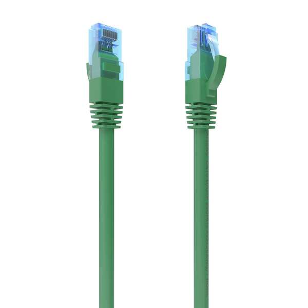 AISENS - Cable De Red Latiguillo RJ45 Cat.6 UTP AWG26 CCA  Verde  0.5 m