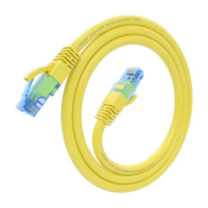 AISENS - Cable De Red Latiguillo RJ45 Cat.6 UTP AWG26 CCA  Amarillo  0.5 m