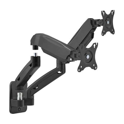 AISENS - Soporte De Pared Pro Contrapeso Giratorio E Inclinable Para Monitor/tv 9kg (3 Pivotes  2 Brazos) De 17-32  Negro