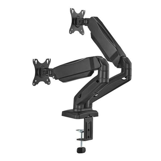 AISENS - Soporte De Mesa Pro Contrapeso Giratorio E Inclinable Para Monitor/TV 9kg (3 Pivotes  2 Brazos) De 17-32  Negro