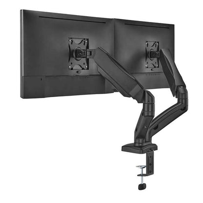 AISENS - Soporte De Mesa Pro Contrapeso Giratorio E Inclinable Para Monitor/TV 9kg (3 Pivotes  2 Brazos) De 17-32  Negro