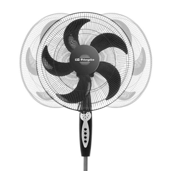 Orbegozo SF 0249 Ventilador de Pie - Temporizador de 6h - 3 Modos de Funcionamiento - Potencia de 60 W - Altura Regulable - Mando a Distancia - Silencioso 1 pieza(s)