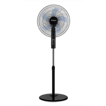 Orbegozo SF 1140 Ventilador de Pie - Potente Rendimiento con 3 Velocidades de Ventilacion - Cabezal Oscilante Multiorientable - Seguro y Silencioso 1 pieza(s)