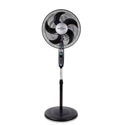 Orbegozo SF 0149 Ventilador de Pie Clasico - Potente y Economico - 3 Velocidades - Funcion Oscilante - Altura Regulable - Diseño Cromado 1 pieza(s)