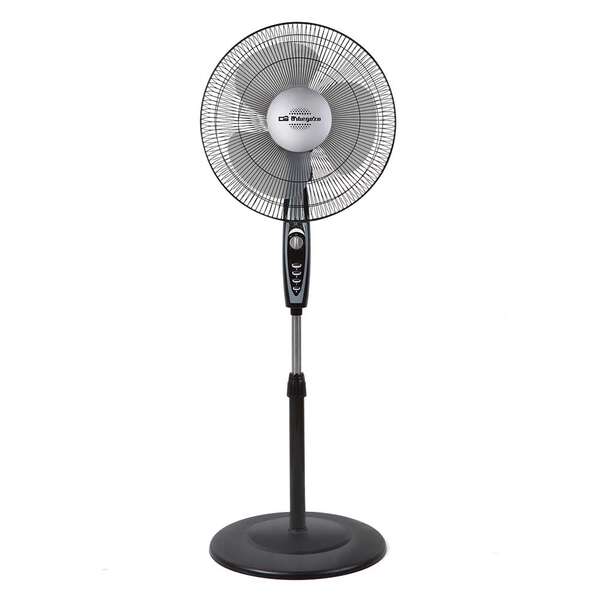 Orbegozo SF 3347 Ventilador de Pie Potente y Eficiente - Amplia Superficie de Ventilacion - Cabezal Multiorientable - Temporizador de 2h - Facil Manipulacion - Base Redonda Estable 1 pieza(s)