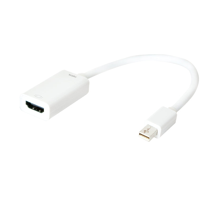 LogiLink - CV0036B adaptador de cable de vídeo 0 15 m Mini DisplayPort HDMI tipo A (Estándar) Blanco