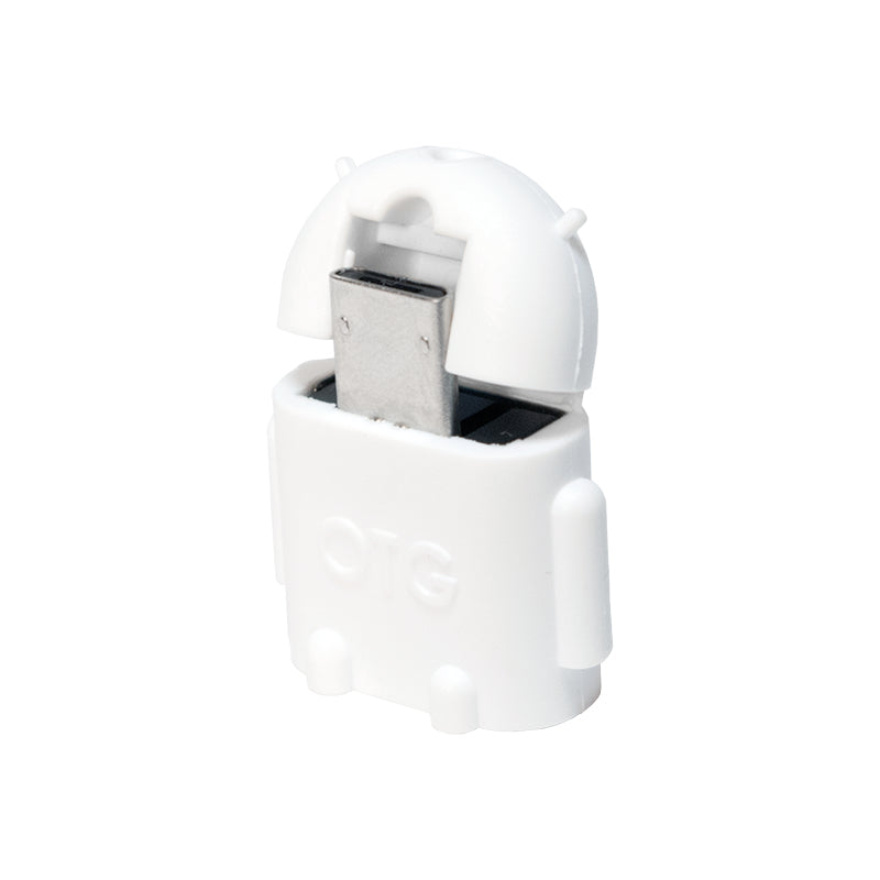 LogiLink - AA0063 cambiador de género para cable Micro-USB-OTG USB 2.0 Blanco