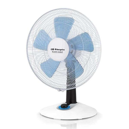 Orbegozo TF 0138 Ventilador de Sobremesa con Diseño Moderno y Seguro - Aspas de 35cm - 4 Velocidades - Funcion Oscilante - Control LED y Modo Silencioso 1 pieza(s)