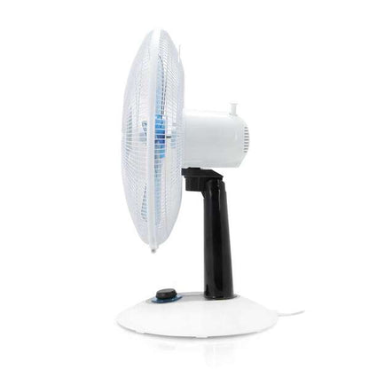 Orbegozo TF 0138 Ventilador de Sobremesa con Diseño Moderno y Seguro - Aspas de 35cm - 4 Velocidades - Funcion Oscilante - Control LED y Modo Silencioso 1 pieza(s)