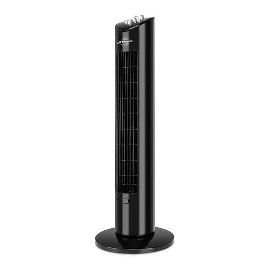 Orbegozo TW 0800 Ventilador de Torre Oscilante - Potente y Silencioso - Temporizador de 2h - Diseño Elegante - Bandeja para Esencias Aromaticas 1 pieza(s)