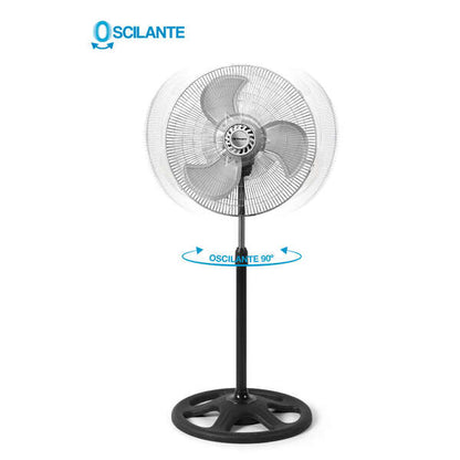 Orbegozo PWS 0547 Ventilador Industrial Oscilante - Potente y Versatil - Mando a Distancia - Asa de Transporte - Seguro y Estable - 3 en 1 - 3 Velocidades - 90 W 1 pieza(s)