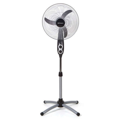 Orbegozo SF 0156 Ventilador de Pie Potente y Eficiente - Amplia Cobertura con Oscilacion Oval - Altura Ajustable - Cabezal Multiorientable - Facil de Manipular - Recogecables 1 pieza(s)