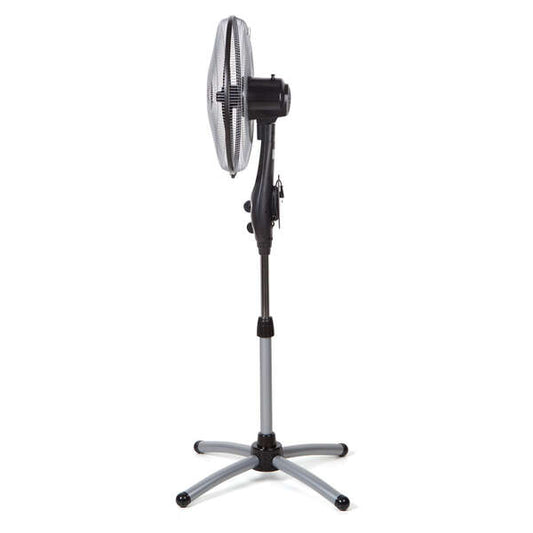 Orbegozo SF 0156 Ventilador de Pie Potente y Eficiente - Amplia Cobertura con Oscilacion Oval - Altura Ajustable - Cabezal Multiorientable - Facil de Manipular - Recogecables 1 pieza(s)