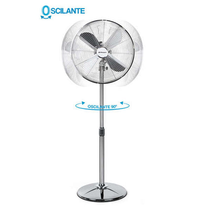 Orbegozo SF 3345 Ventilador de Pie Clasico - Potente y Economico - 3 Velocidades de Ventilacion - Altura Regulable - Diseño Cromado 1 pieza(s)