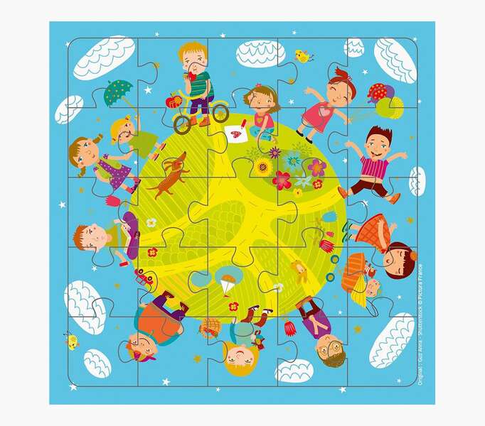 Pictura Tarjeta Puzzle - 15.5x15.5cm - Tematica Infantil - 25 Piezas - Incluye Sobre Blanco - Certificacion FSC 1 pieza(s)