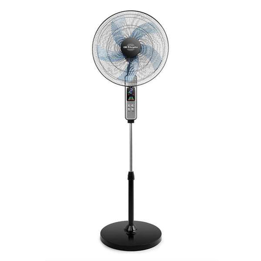 Orbegozo Ventilador de Pie Abc Ventilador de Pie con 5 Aspas y 3 Velocidades - Modos Normal, Brisa y Noche - Oscilante y Regulable en Altura - Temporizador y Mando a Distancia 1 pieza(s)