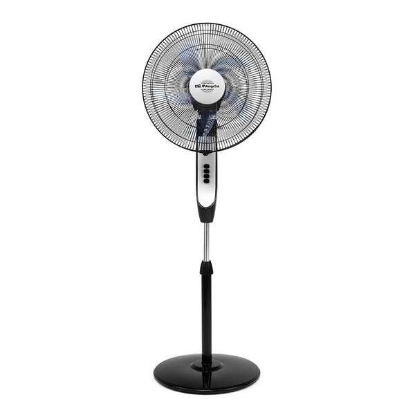 Orbegozo SF 0441 Ventilador de Pie Refrescante - Potente Caudal de Aire - Oscilacion Oval - Altura Regulable - 3 Velocidades - Silencioso - Facil Limpieza - Estable 1 pieza(s)