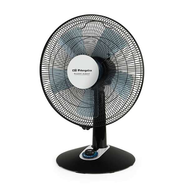 Orbegozo TF 0149 Ventilador de Sobremesa Elegante y Potente - Potencia de 60W - 2 Velocidades + Turbo + Silent - Diametro de 40cm - Oscilacion Automatica - Control de Velocidad Luminoso 1 pieza(s)