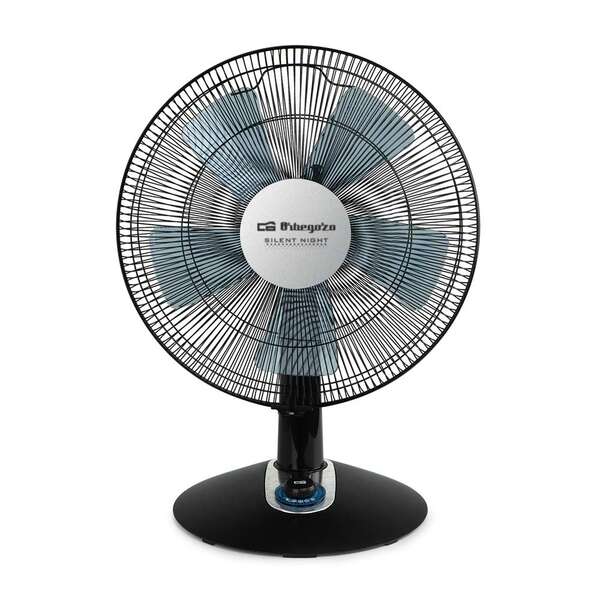 Orbegozo TF 0149 Ventilador de Sobremesa Elegante y Potente - Potencia de 60W - 2 Velocidades + Turbo + Silent - Diametro de 40cm - Oscilacion Automatica - Control de Velocidad Luminoso 1 pieza(s)