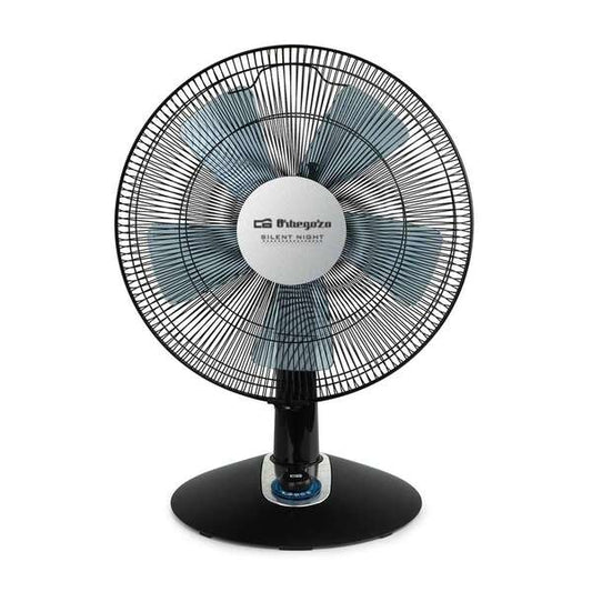 Orbegozo TF 0149 Ventilador de Sobremesa Elegante y Potente - Potencia de 60W - 2 Velocidades + Turbo + Silent - Diametro de 40cm - Oscilacion Automatica - Control de Velocidad Luminoso 1 pieza(s)