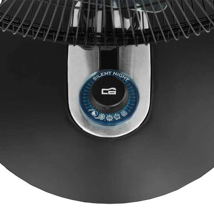 Orbegozo TF 0149 Ventilador de Sobremesa Elegante y Potente - Potencia de 60W - 2 Velocidades + Turbo + Silent - Diametro de 40cm - Oscilacion Automatica - Control de Velocidad Luminoso 1 pieza(s)