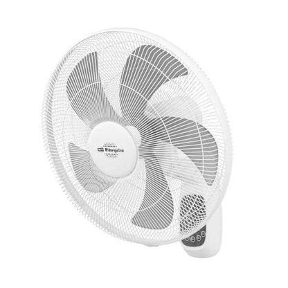 Orbegozo WF 0248 Ventilador de Pared Refresca tu Hogar con Eficacia y Comodidad - Potente y Silencioso - 3 Modos de Funcionamiento - Incluye Mando a Distancia y Temporizador 1 pieza(s)