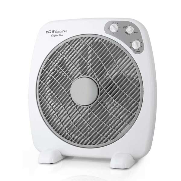 Orbegozo BF 0140 Ventilador Portatil con Difusor Rotativo y Temporizador - Ideal para Oficina, Camping y Habitaciones Pequeñas - Silencioso y Potente 1 pieza(s)