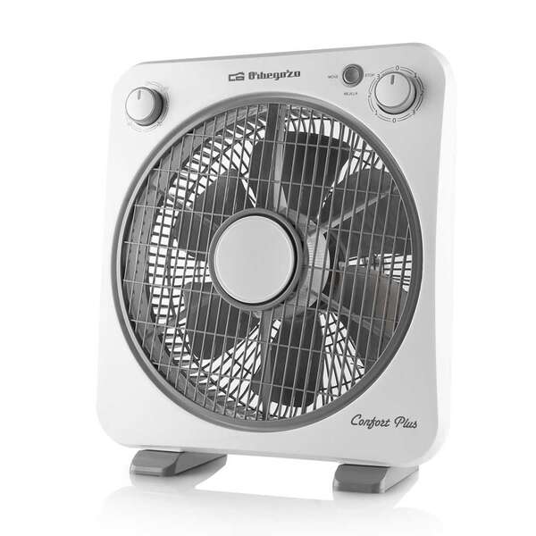 Orbegozo BF 0138 Ventilador Box Fan - Refresca y Ventila con Potencia y Silencio - Portatil y Practico - Temporizador de 60min 1 pieza(s)