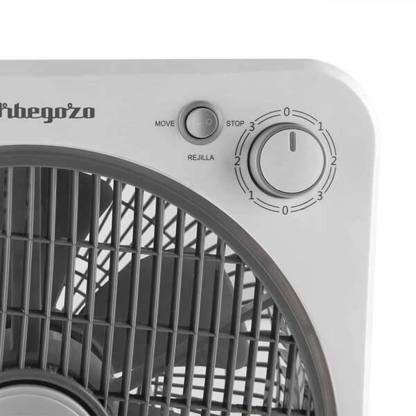 Orbegozo BF 0138 Ventilador Box Fan - Refresca y Ventila con Potencia y Silencio - Portatil y Practico - Temporizador de 60min 1 pieza(s)